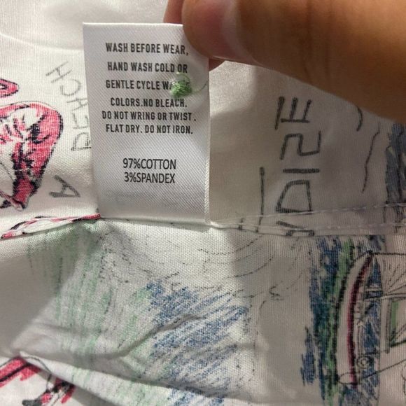 NWT SOVEREIGN CODE White Button Down Beach Dude (M - Picture 8 of 9